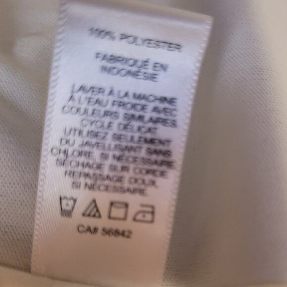 NWT Express Snakeskin Scarf Neck Sleeveless Tunic Blouse L Indie Minimal Flowy - Picture 13 of 13